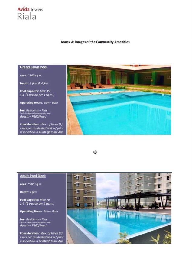 Aparthotel Avida-riala Tower 2, 3 New & Stylish & 1br Cebu
