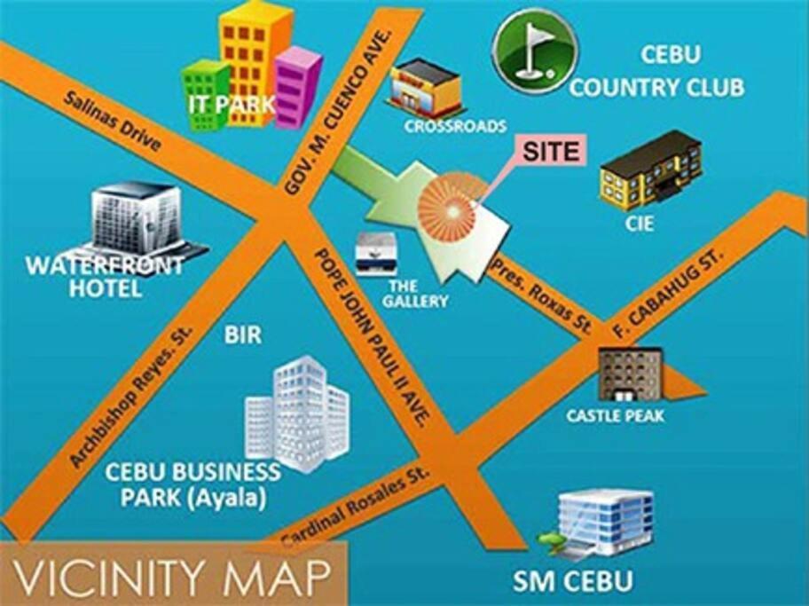 Near Ayala W Wifi Balcony Apartment Cebu