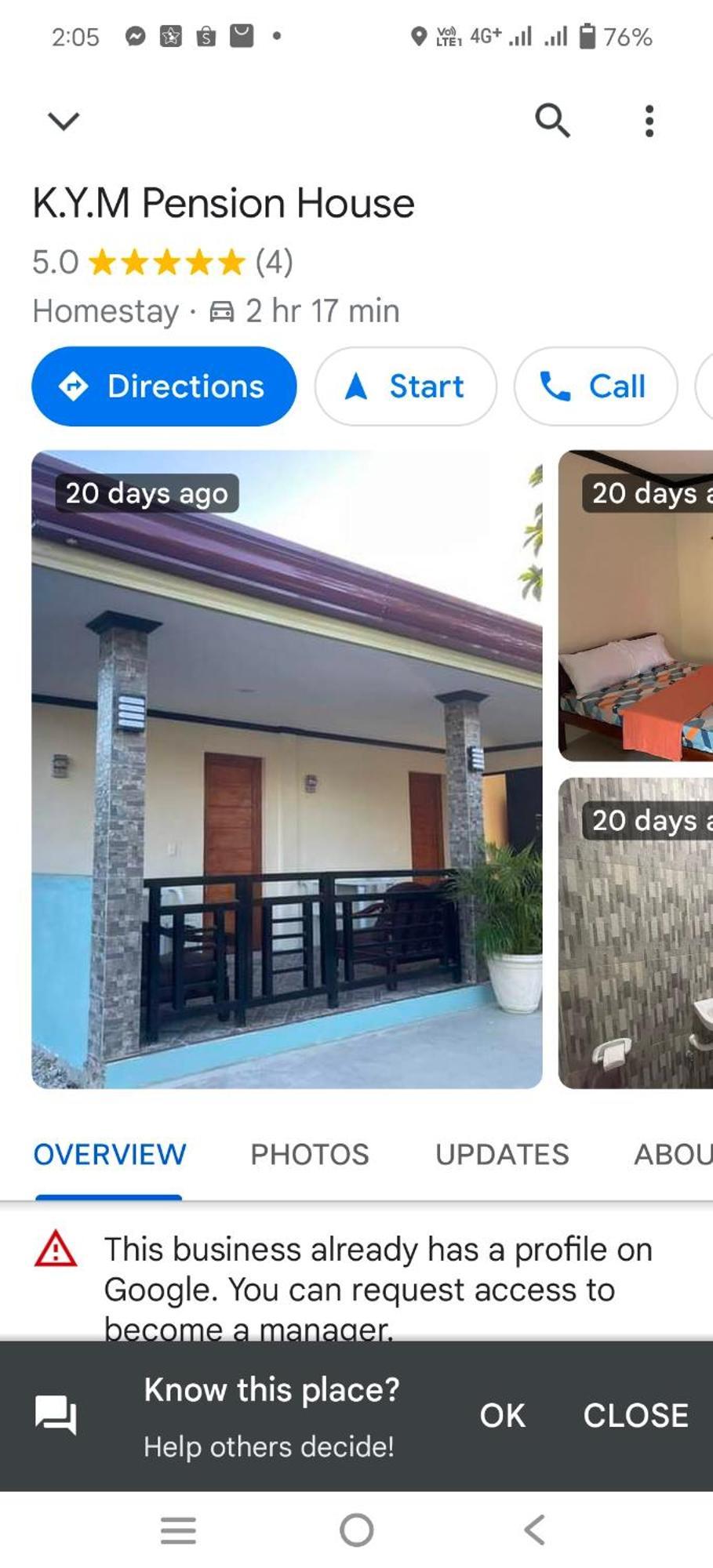 Homestay K.y.m House *