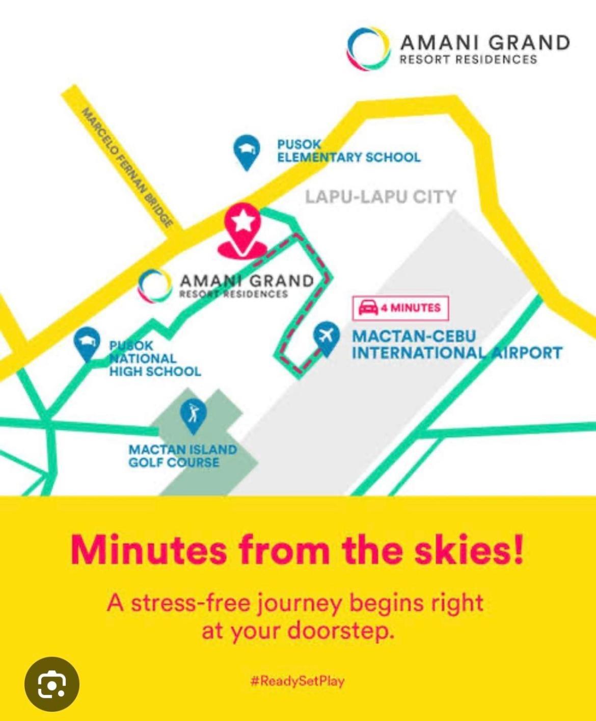 Cozy Layover Pad, 633b At Amani Grand & Residences, 4mins Airport Aparthotel Lapu-Lapu City