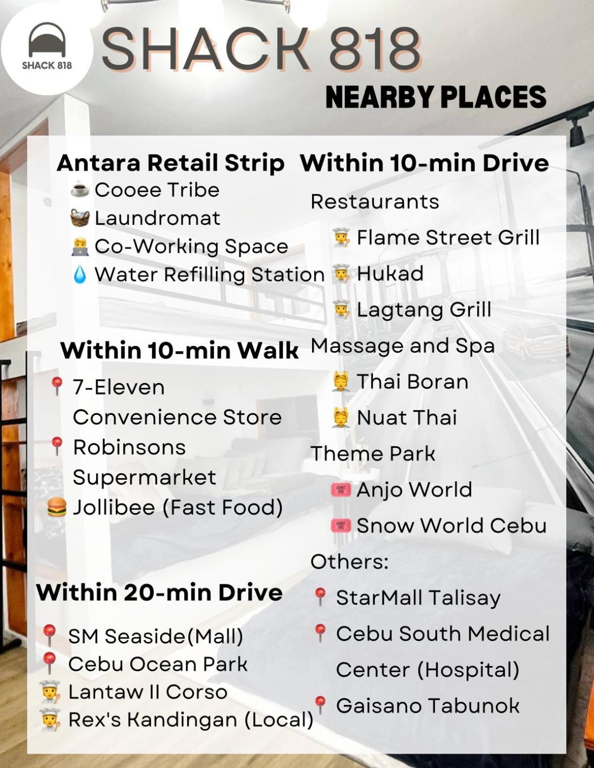 Aparthotel Antara-queenbed-balcony-hotshower-workcoffee Station-fullkitchen Talisay (Cebu)