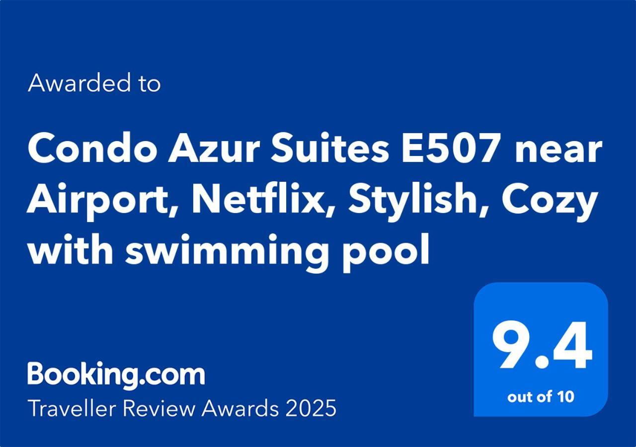 Azur E507 Near Airport, Netflix, Stylish, Cozy With Swimming Pool Apartment *