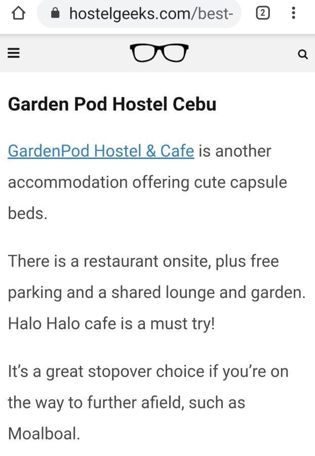 Hostel Gardenpod + Cafe Cebu