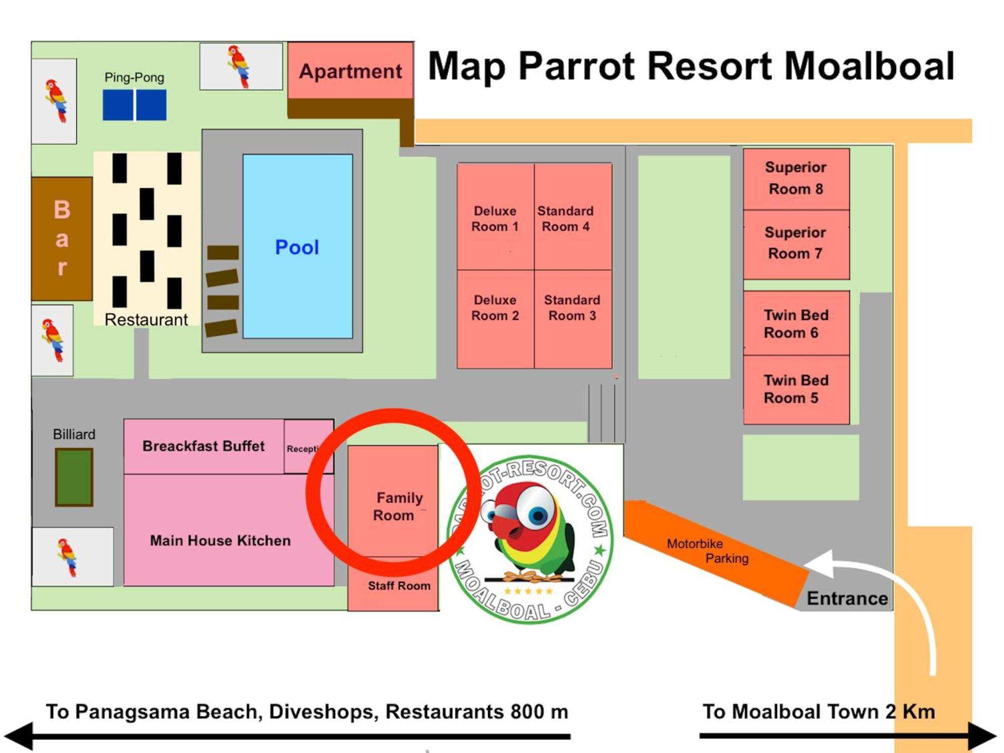 Parrot 3* Moalboal