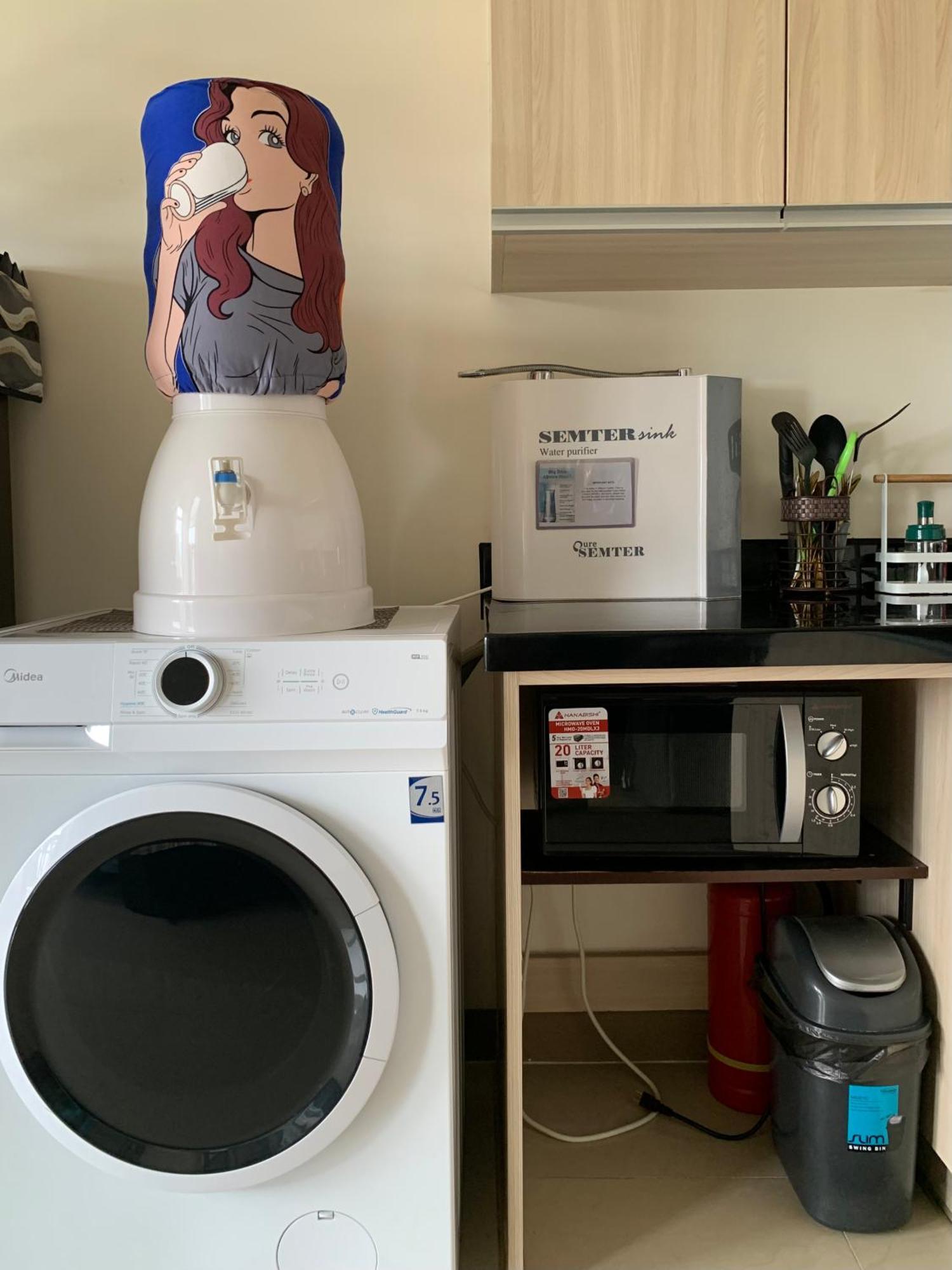 Cozy Studio, Super Fast Internet, Workspace And Washer Apartment Cebu