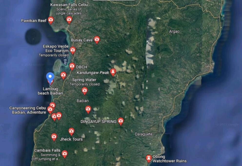 Villa The Verge Cebu Beachfront Exclusive King Bed Pool - 12 Minutes To Kawasan Falls Canyoneering *
