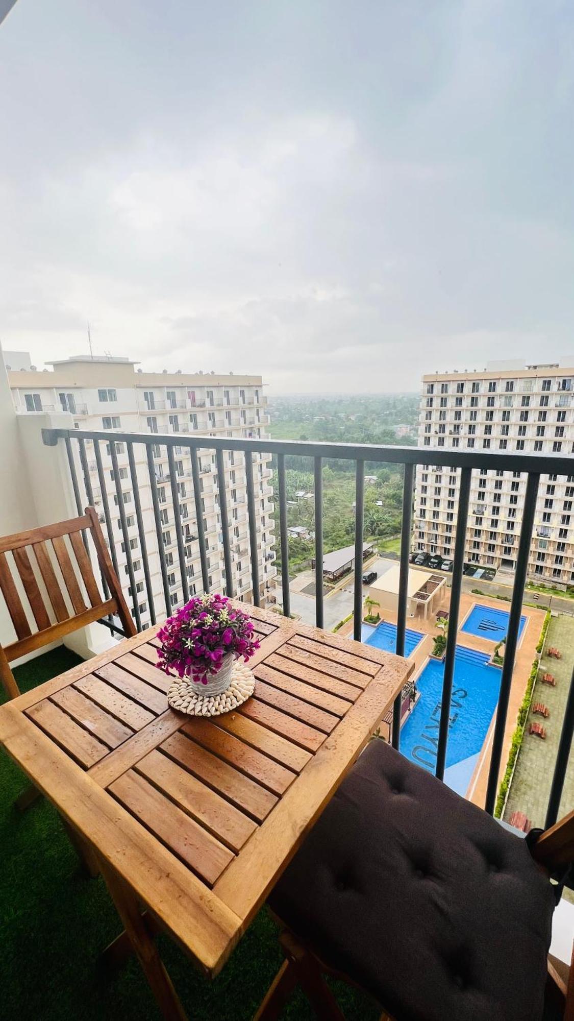 Cozy Pool And Seaview In Cebu With Balcony Near Mactan Airport Apartment Lapu-Lapu City