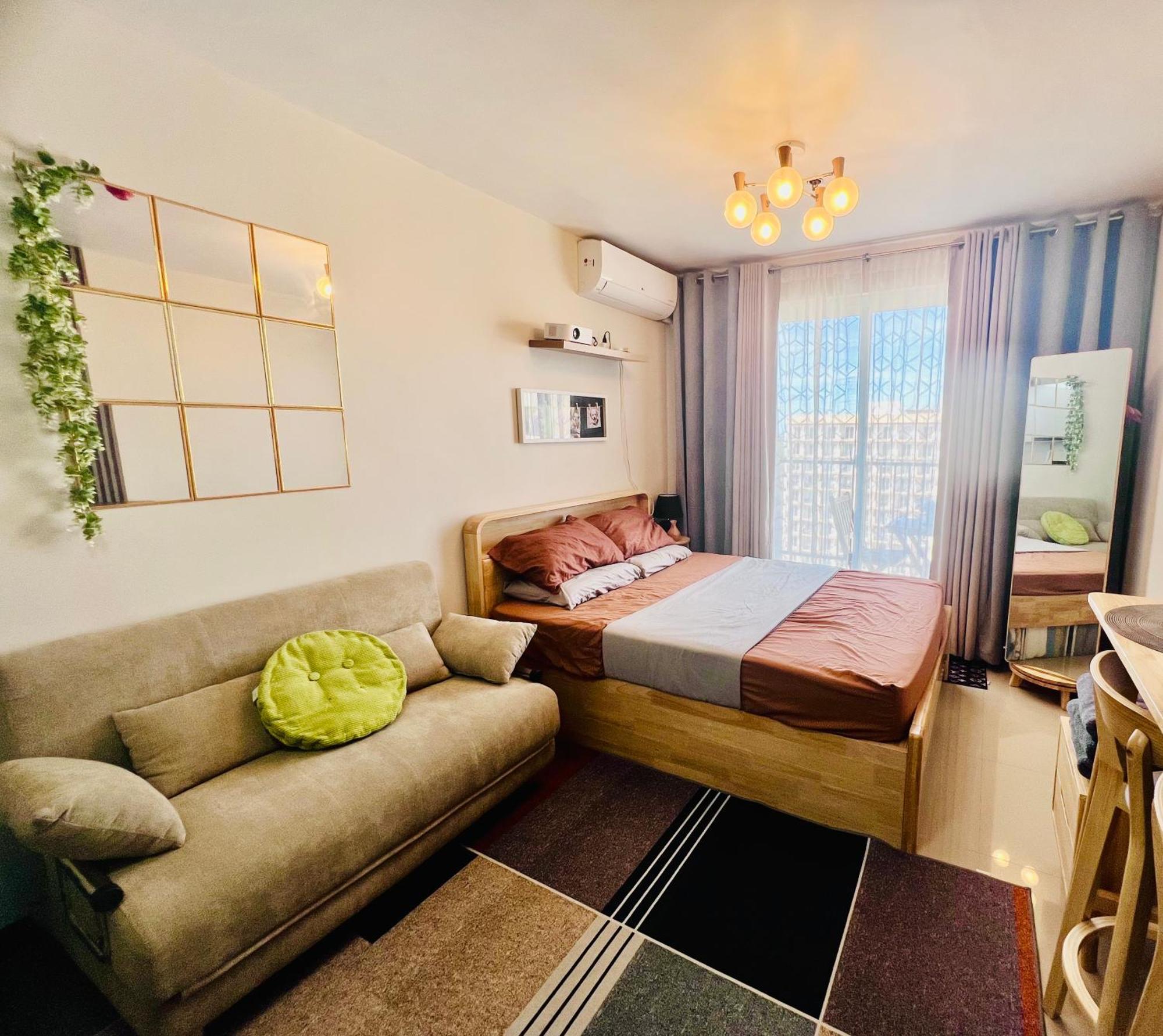 Apartment Cozy Pool And Seaview In Cebu With Balcony Near Mactan Airport