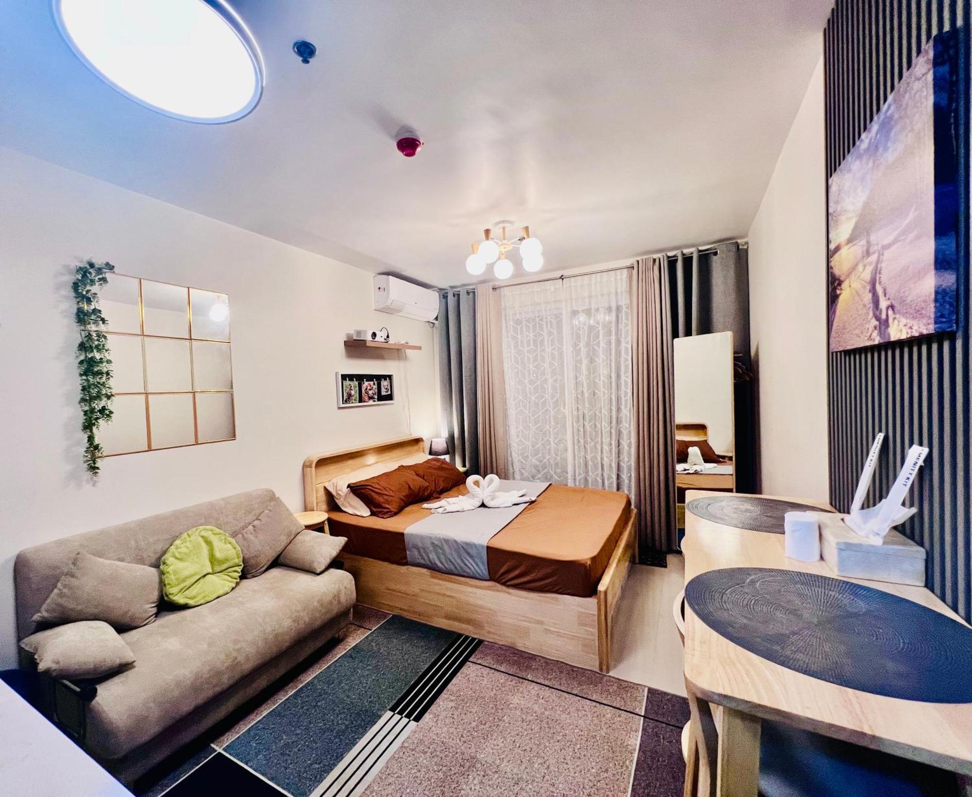 Apartment Cozy Pool And Seaview In Cebu With Balcony Near Mactan Airport