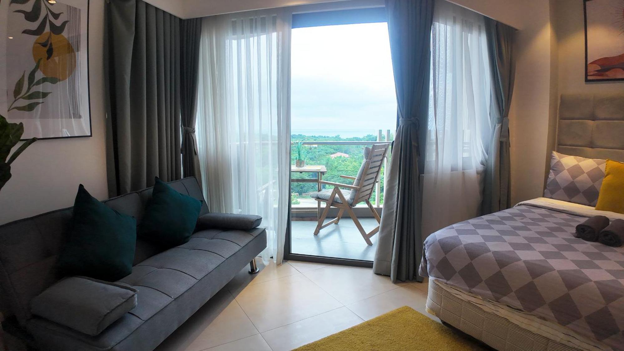 Dominiks Stylish Gem Ocean View Pool Queen Bed At Tambuli 8 Floor Fast Wifi Lapu-Lapu City